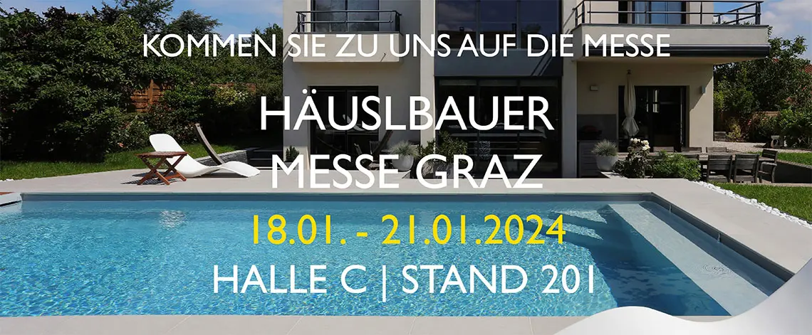 Desjoyaux Pools Graz Messetermin Häuslbauer Messe Graz